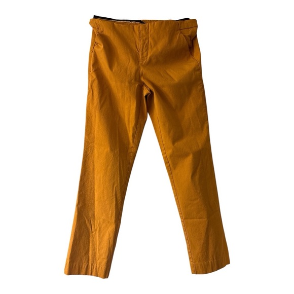 Worthington Yellow Gold Slacks cropped  size 8 - Picture 1 of 3